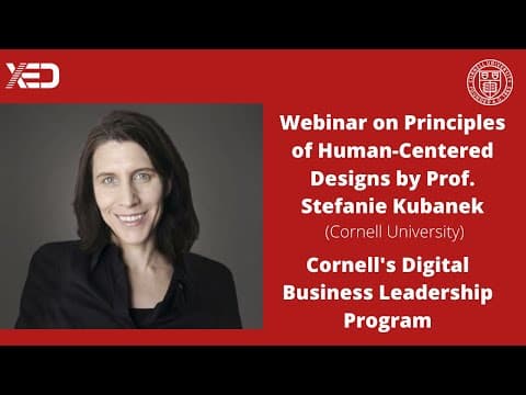 Webinar on Principles of Human-Centered Designs