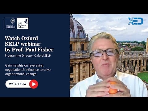 Leveraging Negotiation & Influence to Drive Organisational Change