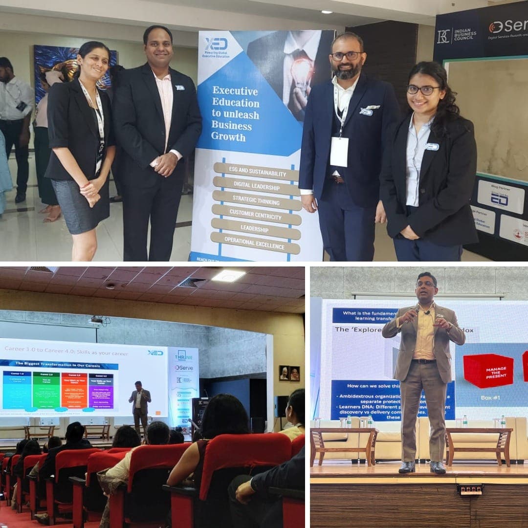 XED Team was at THRIVE 2023, Mumbai where we represented XED as the Global Knowledge Partner